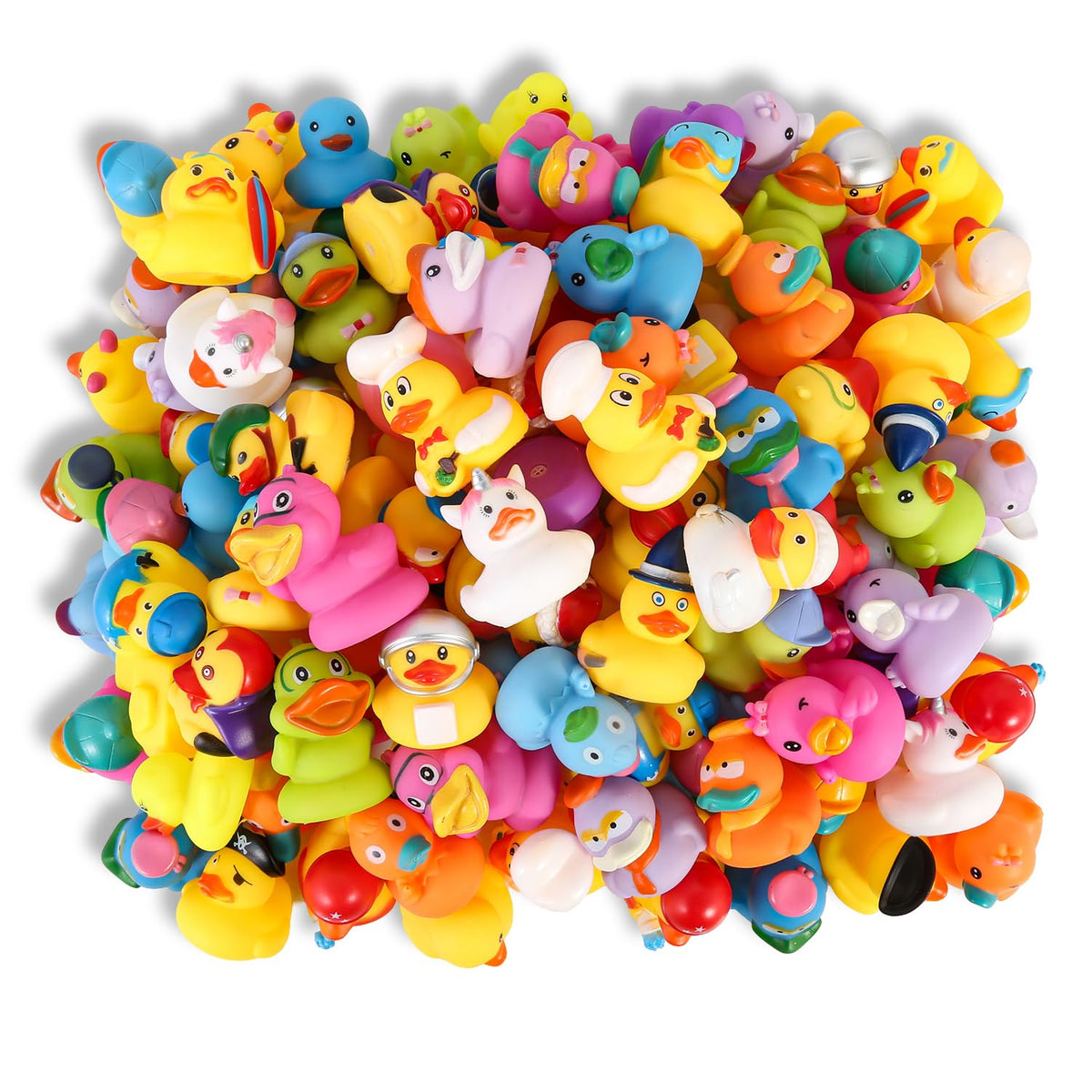 Audaisyly rubber ducks variety collection for bathtime play and party decor.