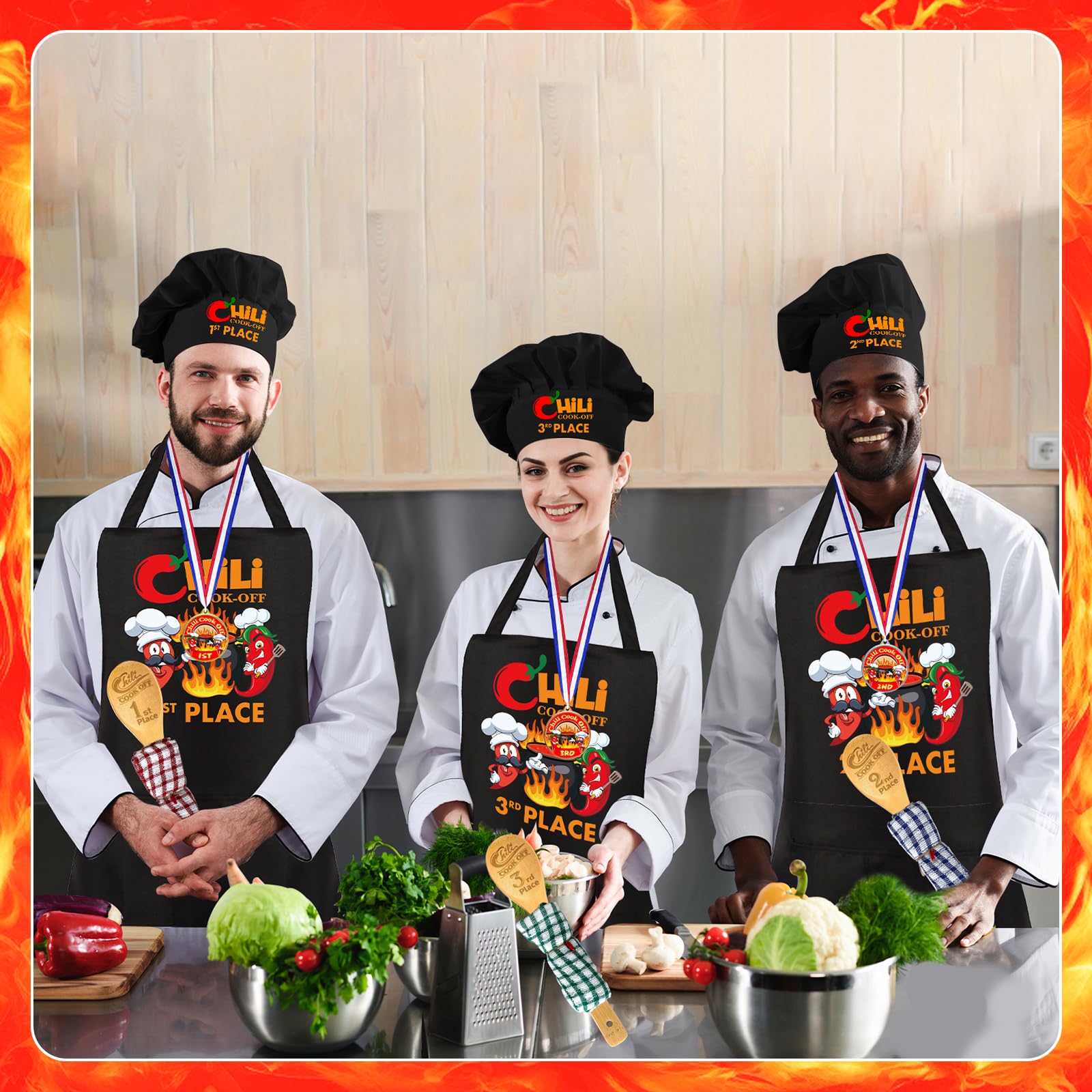 Augacage chili trophy design, eye-catching prize for winners.