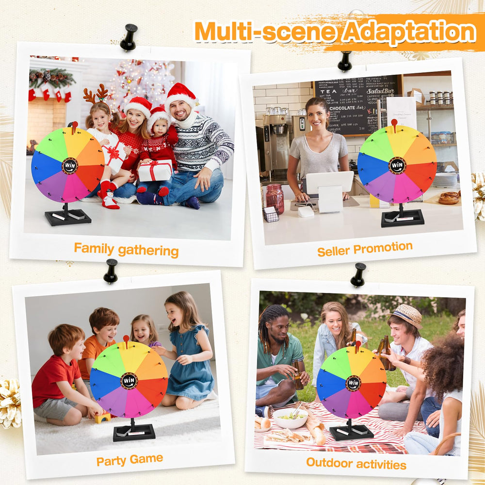 AugFir 18-inch wheel is ideal for parties, festivals and team-building events.