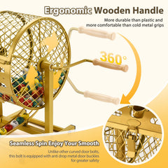 AugFir ergonomic wooden handle offers comfortable grip for long bingo sessions