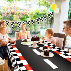 Augisteen car-theme decor enhances birthdays and baby showers with playful, on-theme display