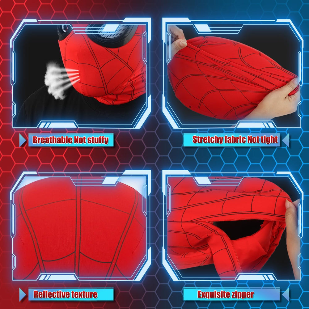 AUGMAXI Full-face mask offers comfortable fit for various head sizes.