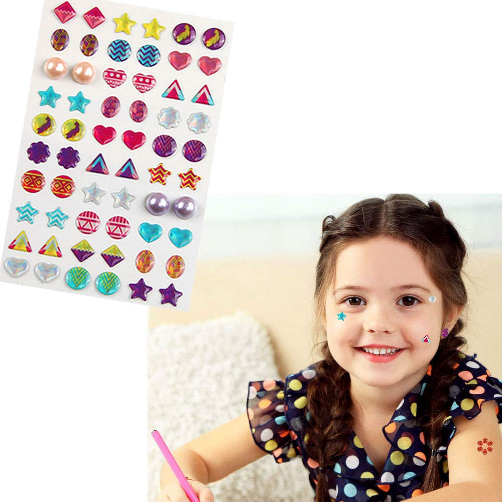 Augsun sticker earrings adhesion detail highlights strong sticking power for all-day wear.