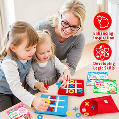 AugToy bright colored game pieces attract kid attention during play