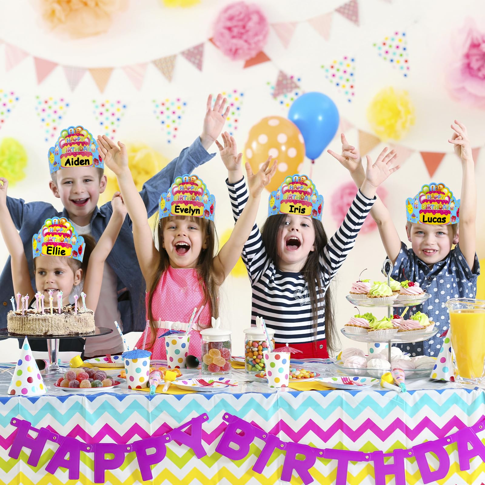 AUGTHEEP Home and school crowns, ideal for celebrations
