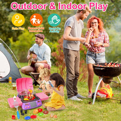 AugToy BBQ grill playset with safe smoke effects for realistic role-play