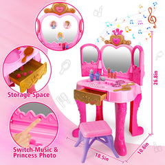 AugToy girls makeup accessories set supports creative role-playing.