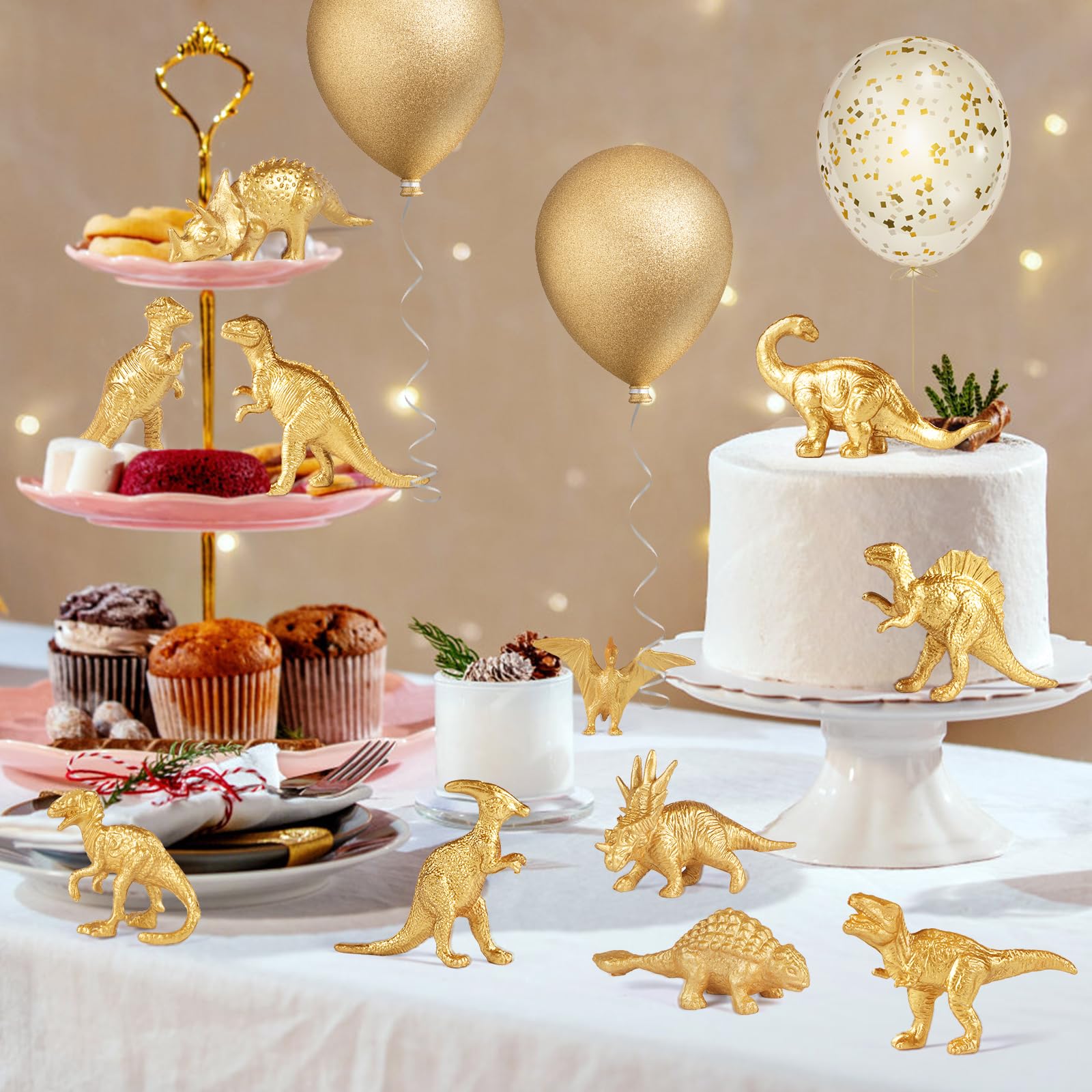 AugToy gold dino home decor or shelf accents for playful learning corners.