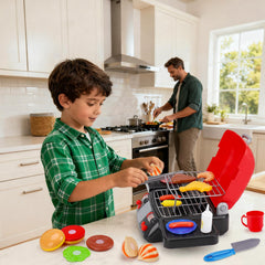 AugToy grill food clamp keeps tiny pieces secure during pretend cooking