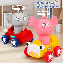AugToy Press and Go koala car engages infants with friendly design and early language cues.