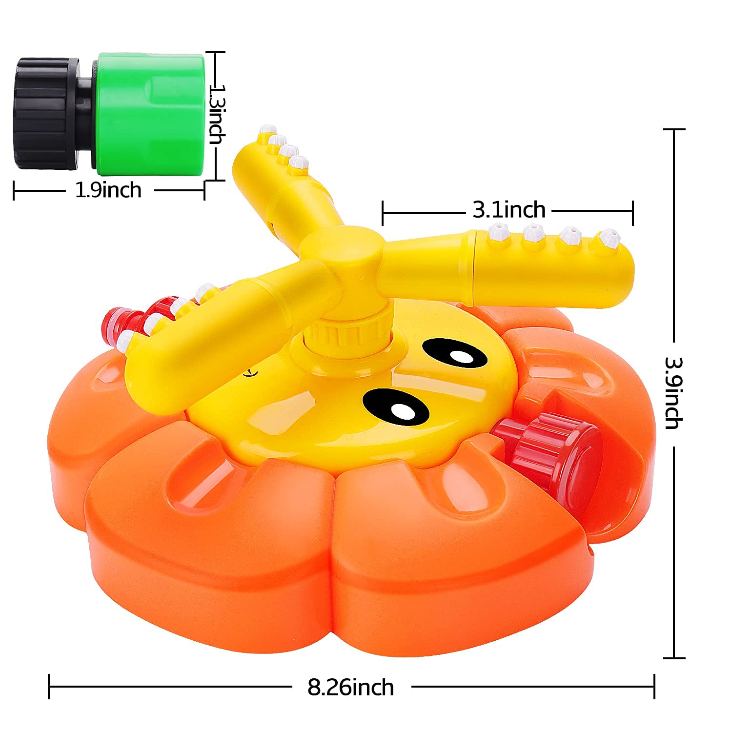 AugToy summer garden sprinkler for toddlers creates refreshing outdoor moments.