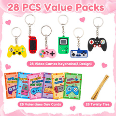 AugToy valentines cards pair with six unique designs for kids' school exchanges