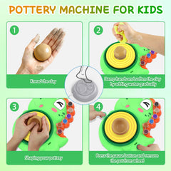 Aujazyble 12-color paint set delivers vibrant hues for kids' pottery projects.