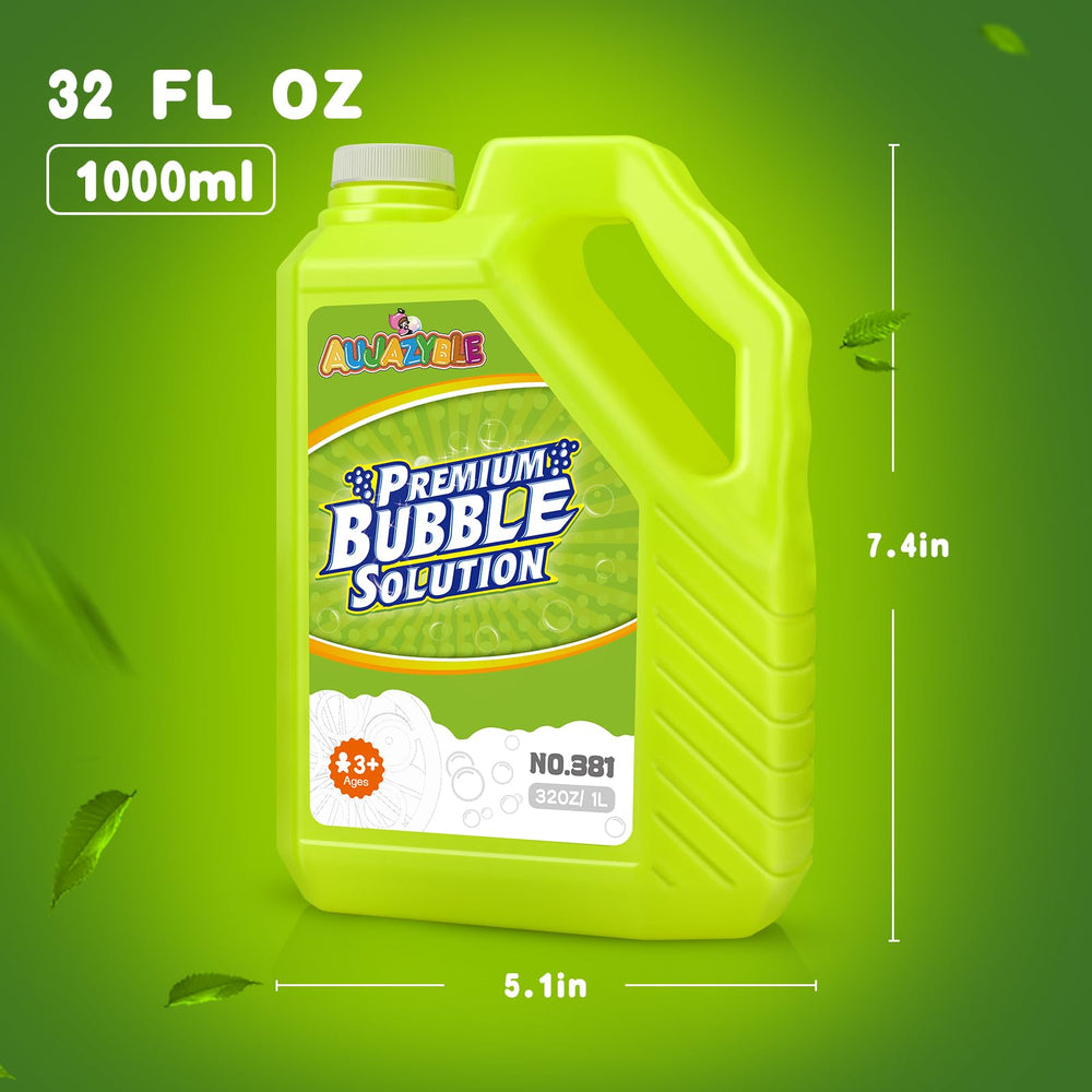 Aujazyble bubble solution ready to use after opening; no dilution required.