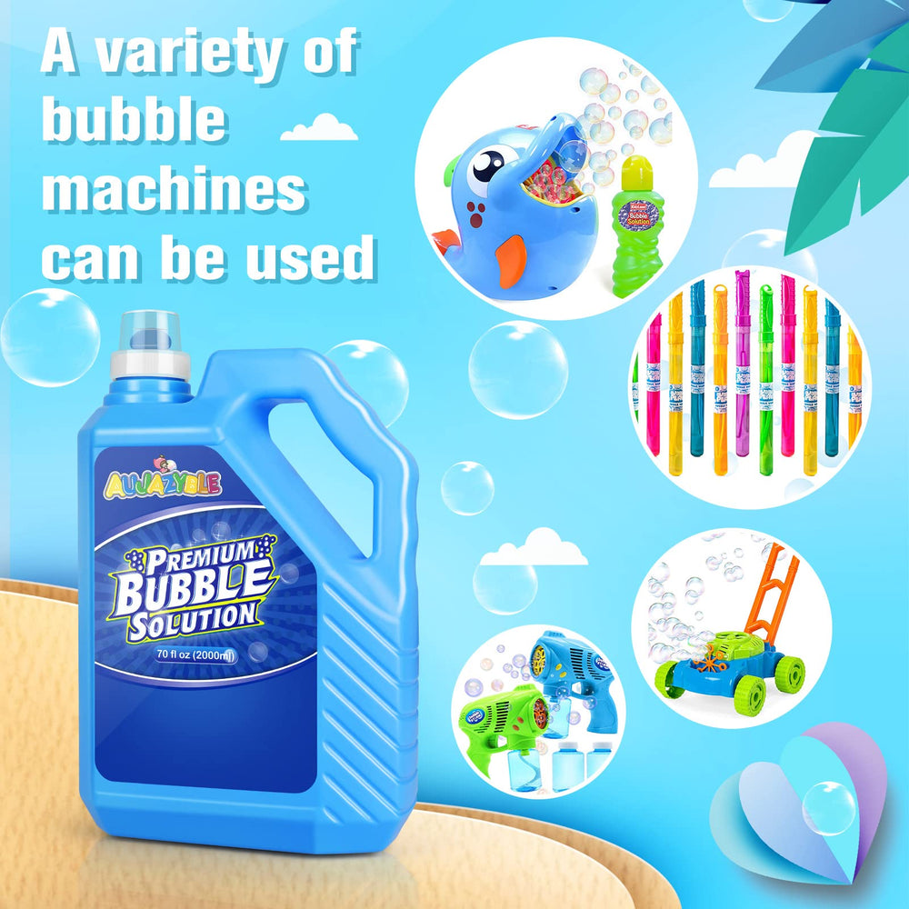 Easy-carry handle keeps the refill portable and leak-free.