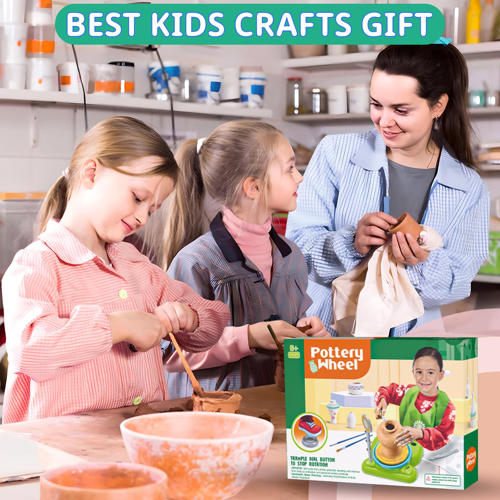 Aujazyble kids crafts gift set ideal for birthdays and holidays.