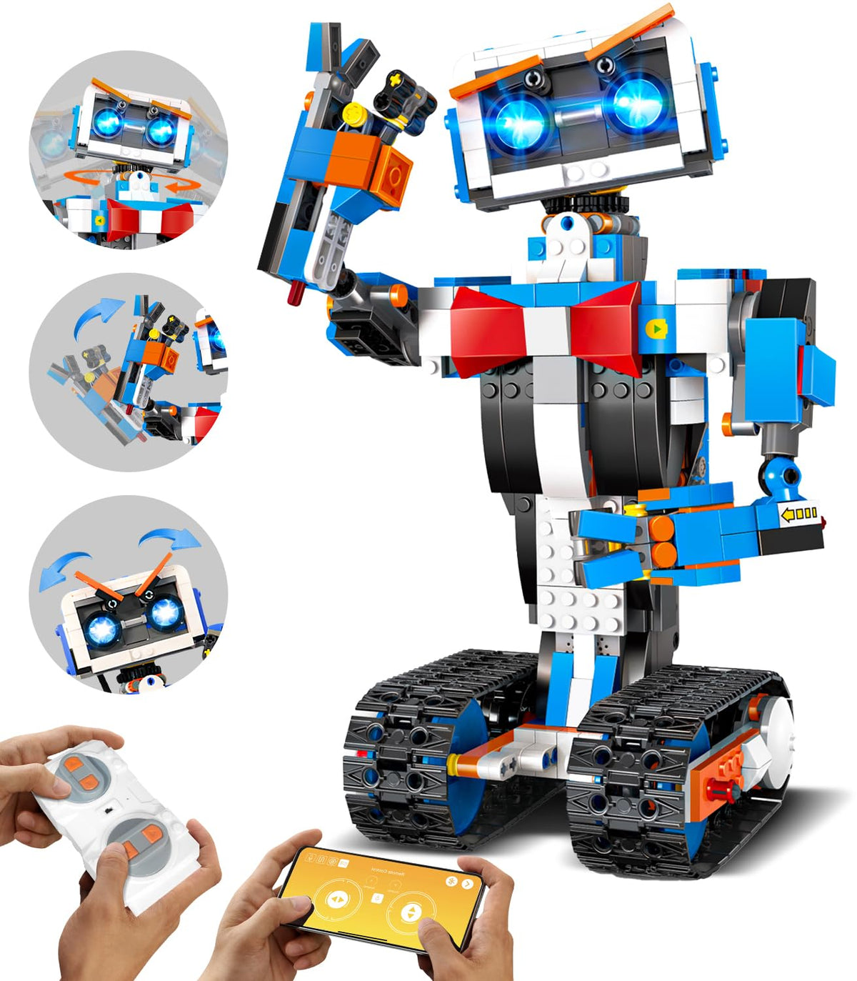 Aukfa STEM robot building kit assembly scene for hands-on learning.