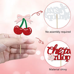 Aukolass food-grade sticks keep cupcake toppers secure and safe.