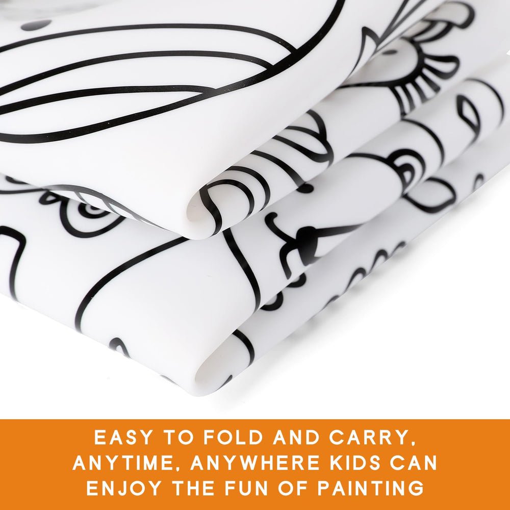 AULEGE silicone placemat is dishwasher-safe and easy to wipe