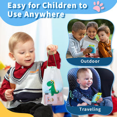 Aullsaty portable storage bag for cards and reader