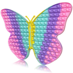 AULOK jumbo butterfly pop front view shows large tactile bubbles for stress relief and focus.