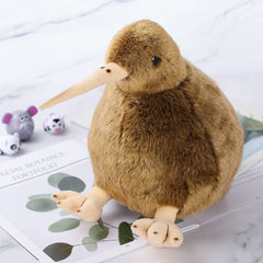 Auluda Kiwi Bird plush 11-inch length is ideal for hugs and naps.