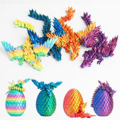 AUMEILLER dragon egg collection four-pack displayed as playful desk decor.