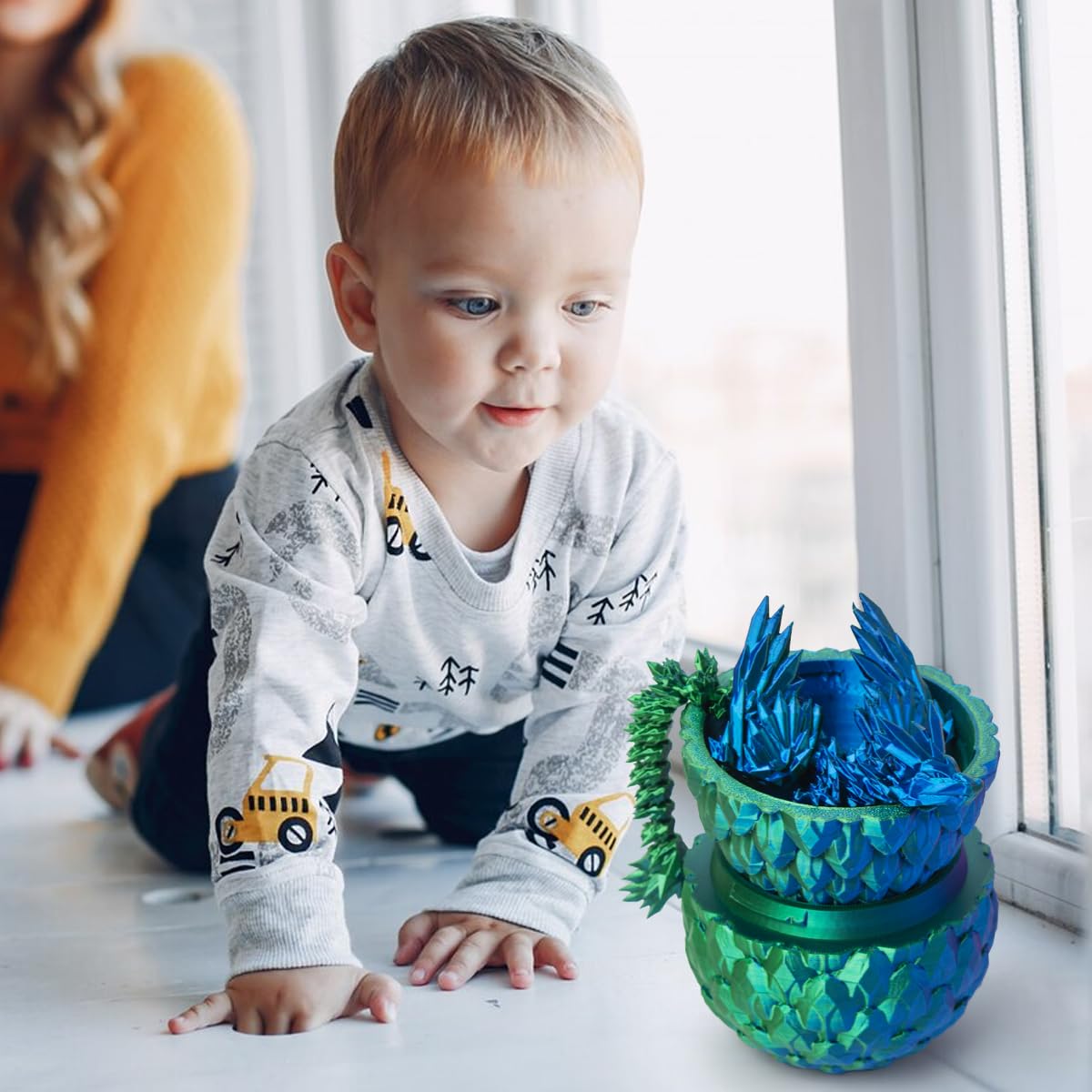 AUMEILLER fidget dragon egg; engaging handheld play during breaks.