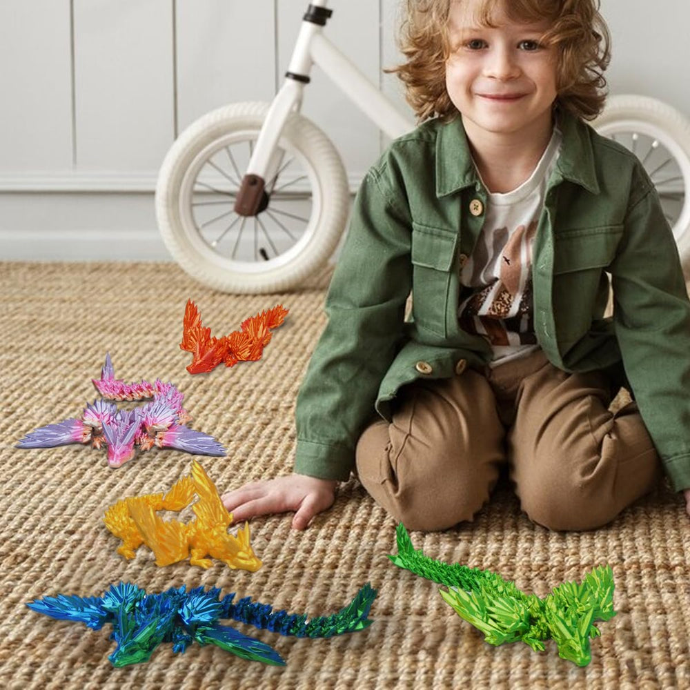 AUMEILLER gift dragon display; unique gift for dragon lovers and collectors.