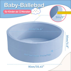 Aunekiv ball pit foam cushioning close-up, soft and safe for little hands