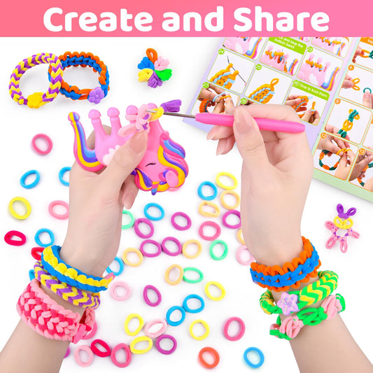 Auney 1000+ color loops for vibrant bracelet designs