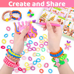 Auney 1000+ color loops for vibrant bracelet designs