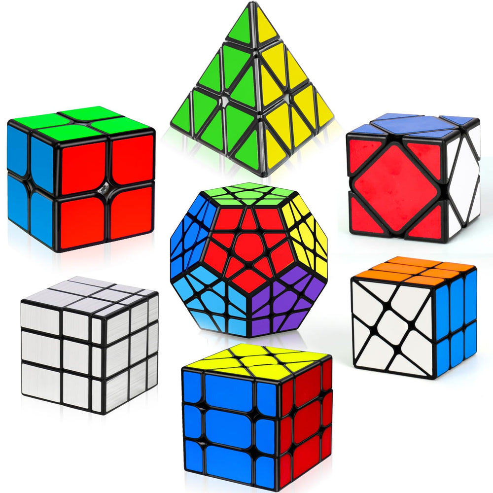 AuntyFey 7Pack 2x2 speed cube ready for fast practice and beginner-friendly navigation.