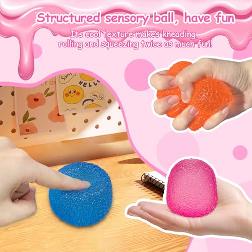 AuraGlaze squishy fidget blue, ideal for quick focus during study or work.