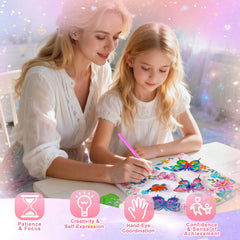 AuraKoi drill pen and tray keep sorting diamonds simple.