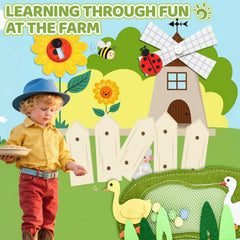 Aurasys Busy Book emotions panel helps toddlers recognize feelings during activities