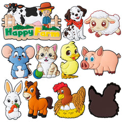 AUREDSHIP fridge magnet dog: durable farm play for fridge and storytelling