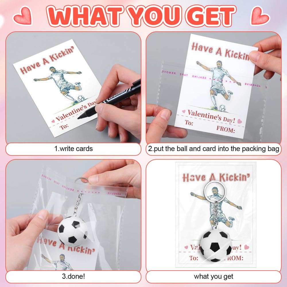 Gift-ready Aurelema valentines set with cards, bags, and keychains
