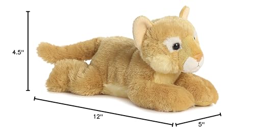 Aurora Adorable Flopsie Cougar 12-inch size is ideal for gifting and cuddling