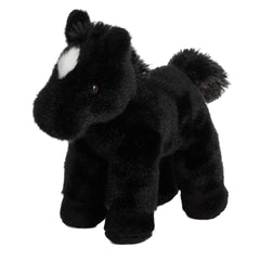 Aurora Beau mini Flopsie horse plush, front view, soft cuddle companion for kids and families.
