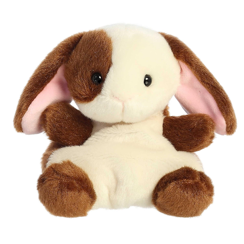 Aurora Adorable Palm Pals Clover Bunny plush, pocket-sized soft toy for gentle play and display.