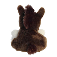 Aurora Adorable Palm Pals Darius Clydesdale plush with bean pellets for stable play.