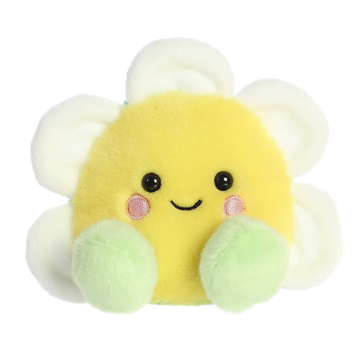 Aurora Deon Daisy Palm Pals front view with sunny yellow face ready for hugs