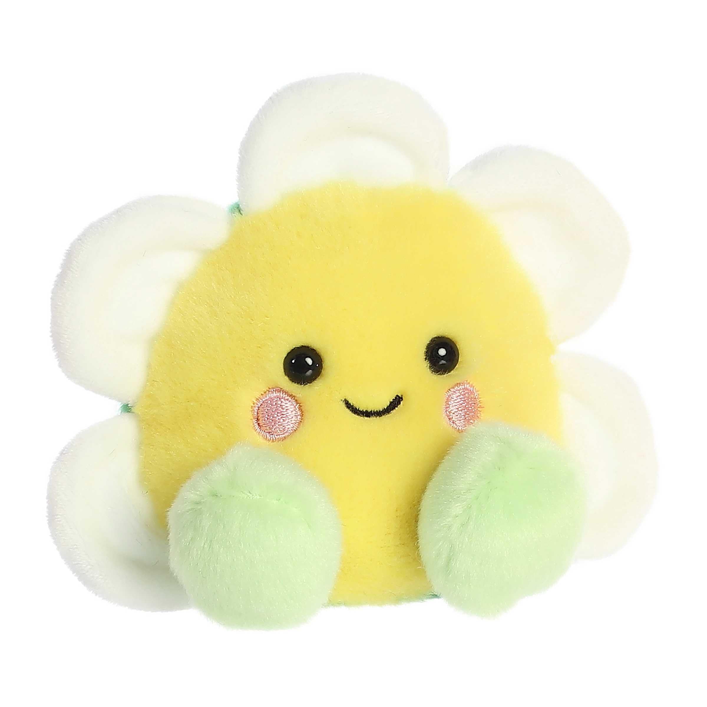 Aurora Deon Daisy Palm Pals side view showing plush material for cozy hugs