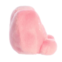 Aurora Palm Pals I Love Nana Heart stuffed animal side view reveals palm-sized design and plush softness.