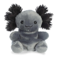 Aurora Onyx Axolotl Palm Pals close-up showing soft plush and collectibility