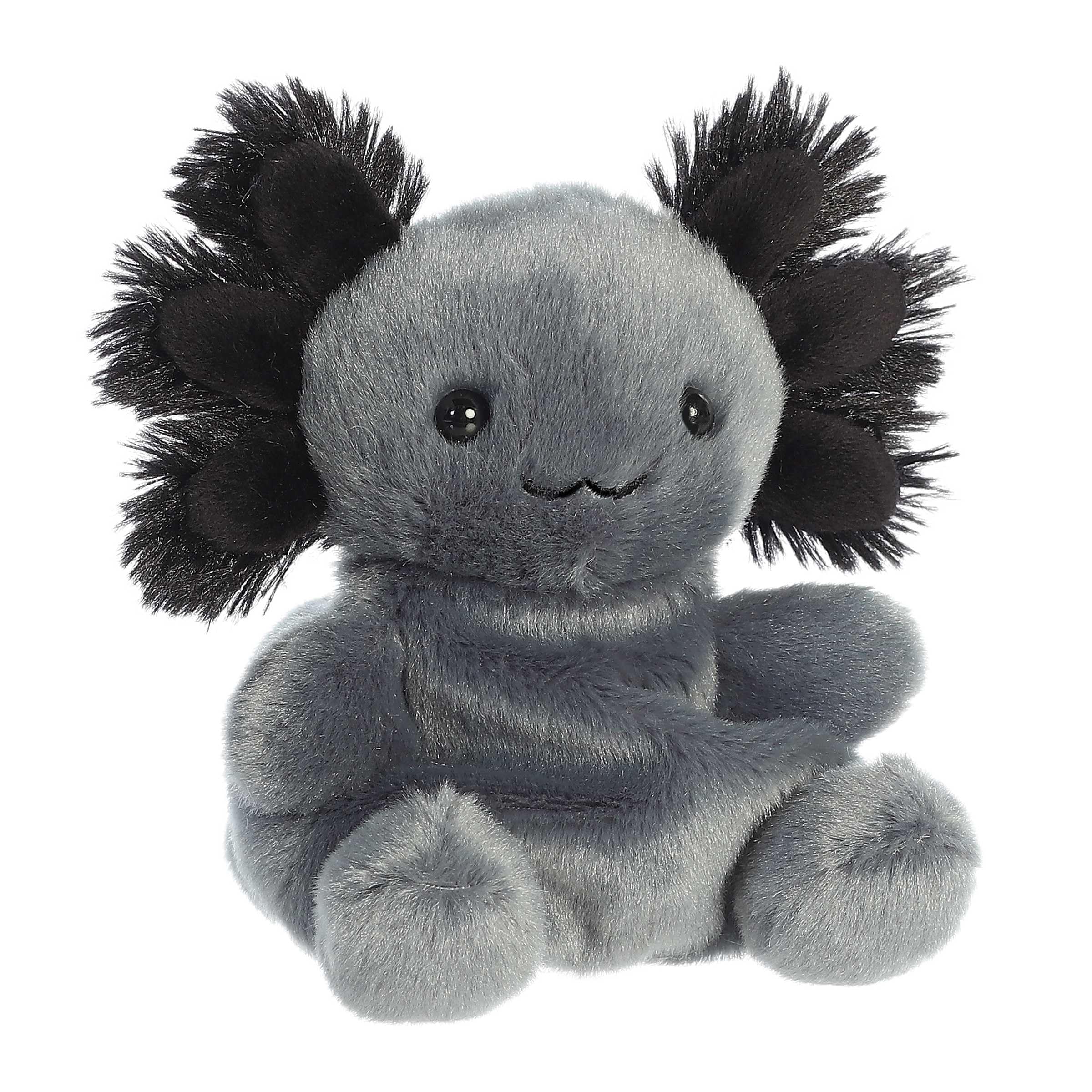 Aurora Onyx Axolotl Palm Pals handheld view for portable play and display