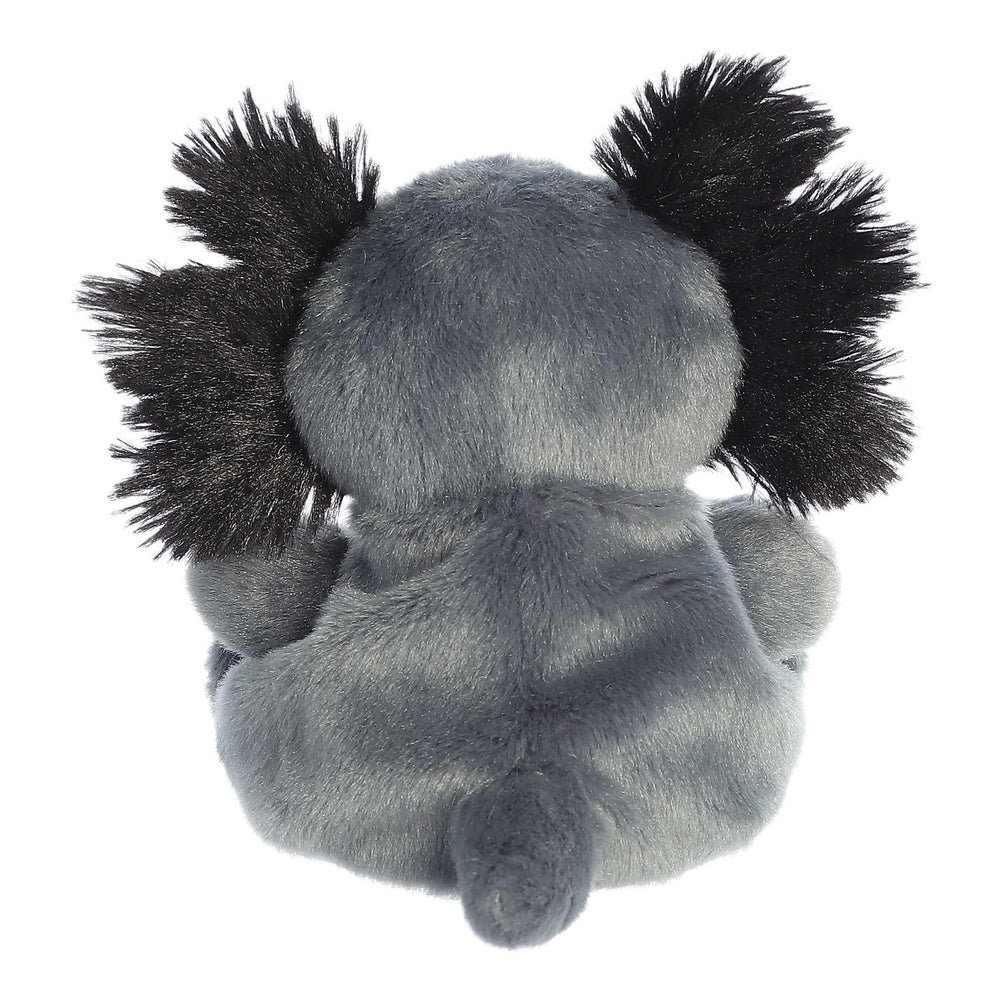 Aurora Onyx Axolotl Palm Pals on a shelf for room decor and showpiece styling