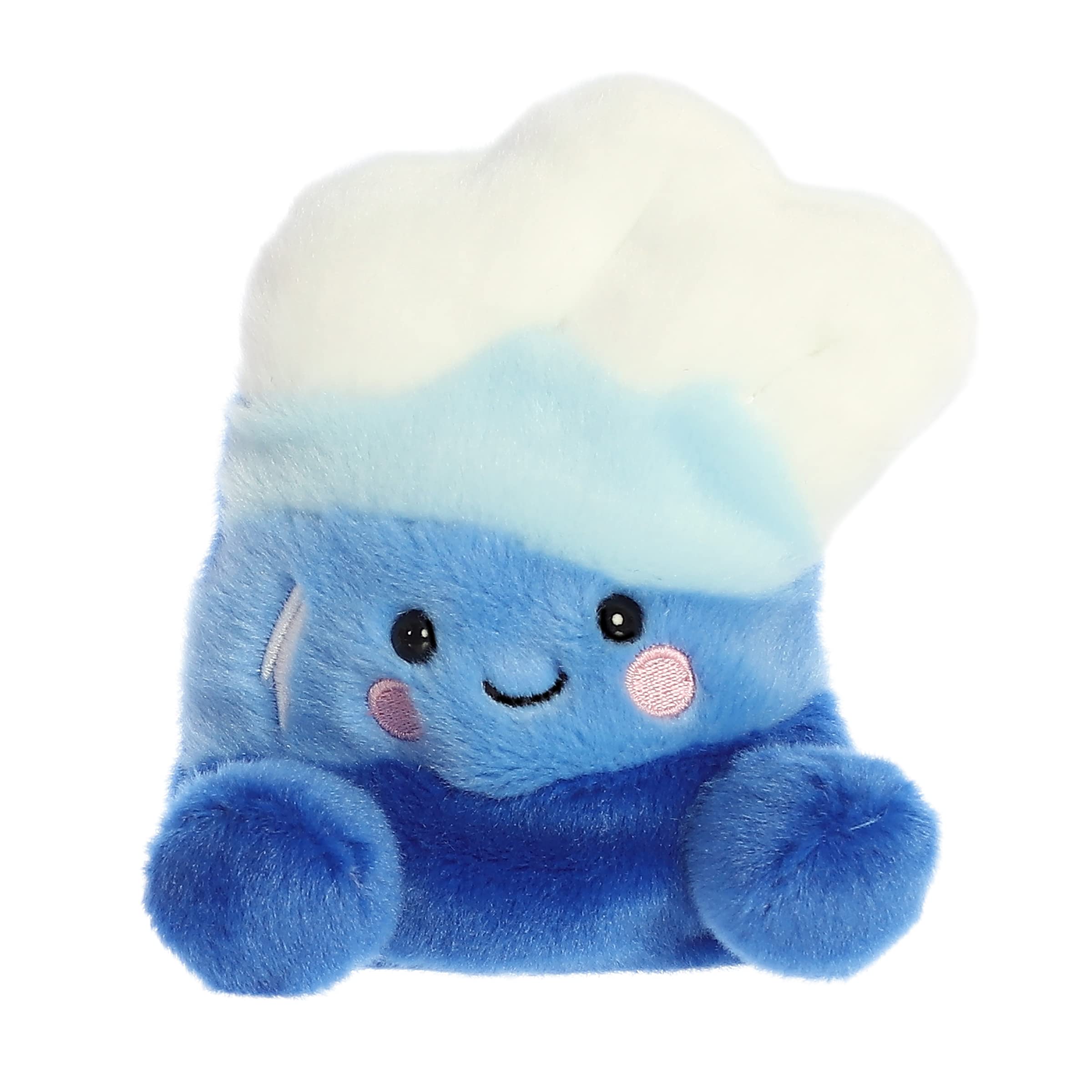 Aurora Shorey Wave blue palm pals plush – compact, soft, perfect for on the go play.