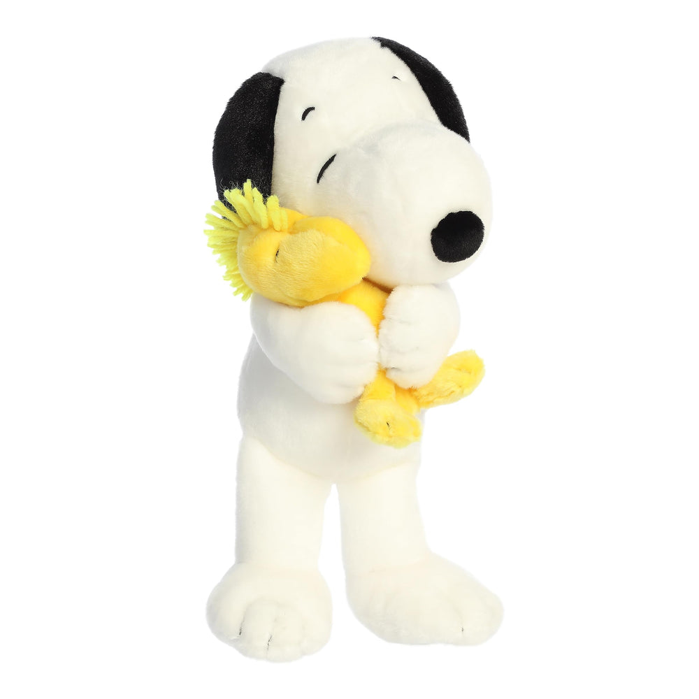 Aurora Adorable Peanuts Big Hugs Snoopy and Woodstock plush, safe for all ages and perfect for gifting.